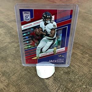 Lamar Jackson Aspirations /275 silver Donruss elite